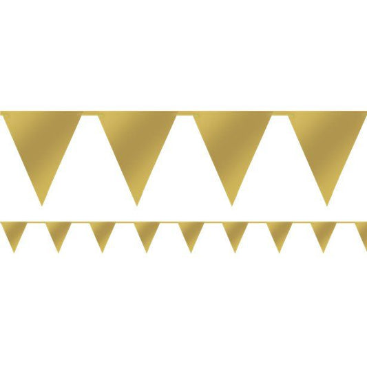 Gold Paper Bunting - 4.5m