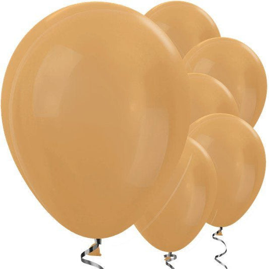 Gold Metallic Balloons - 12" Latex Balloons (50pk)