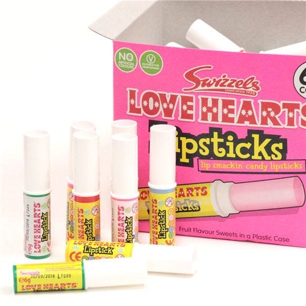 Love Hearts Lipsticks x60