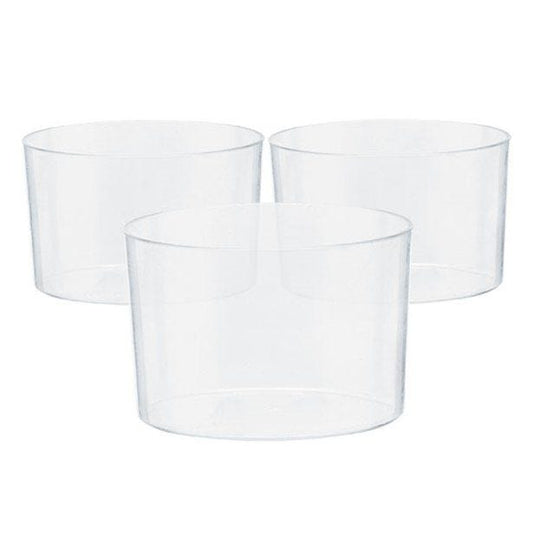 Clear Plastic Mini Bowls - 71ml (40pk)