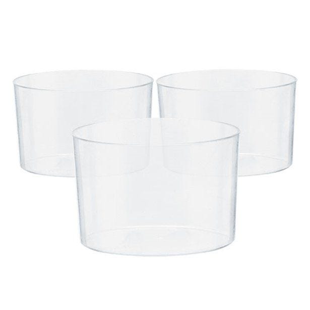 Clear Plastic Mini Bowls - 71ml (40pk)