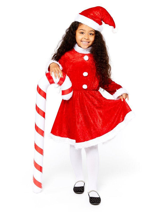 Plush Miss Santa Dress - Child Costume