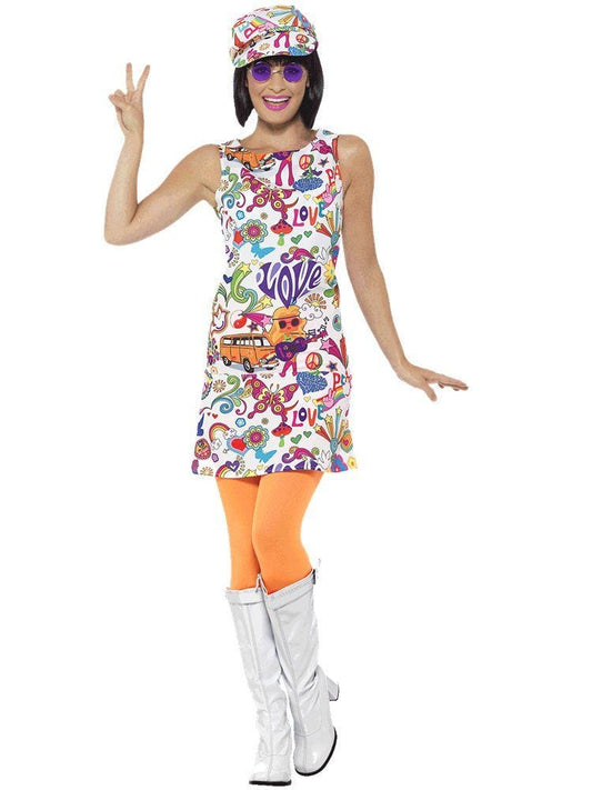 60s Groovy Chick - Adult Costume