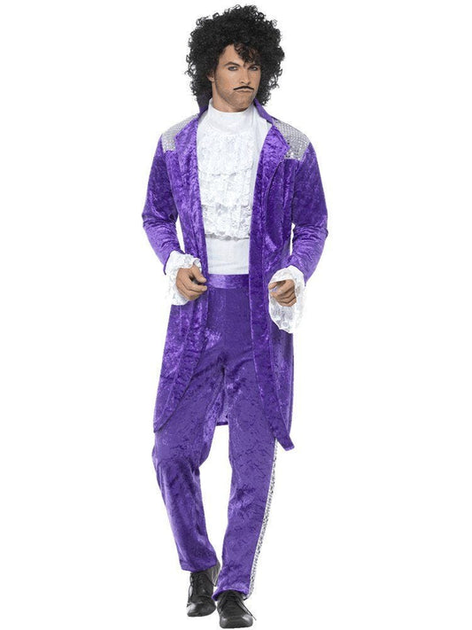 80s Purple Musician - Adult Costume