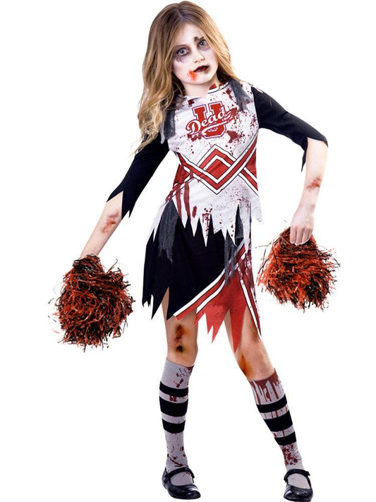 Zombie Cheerleader Girl - Child and Teen Costume