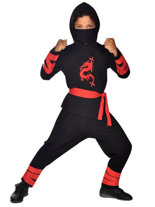 Black Ninja Warrior - Child and Teen Costume