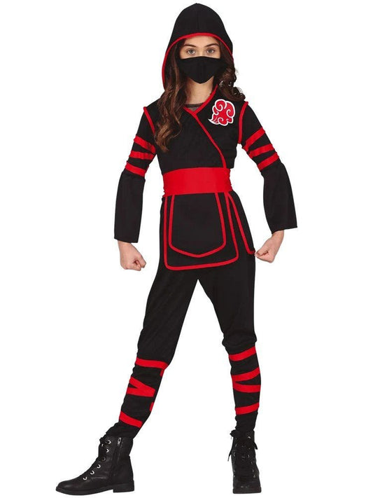 Ninja Black And Red - Child Costume