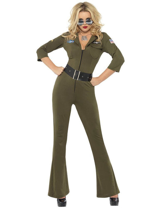 Top Gun Aviator Girl - Adult Costume