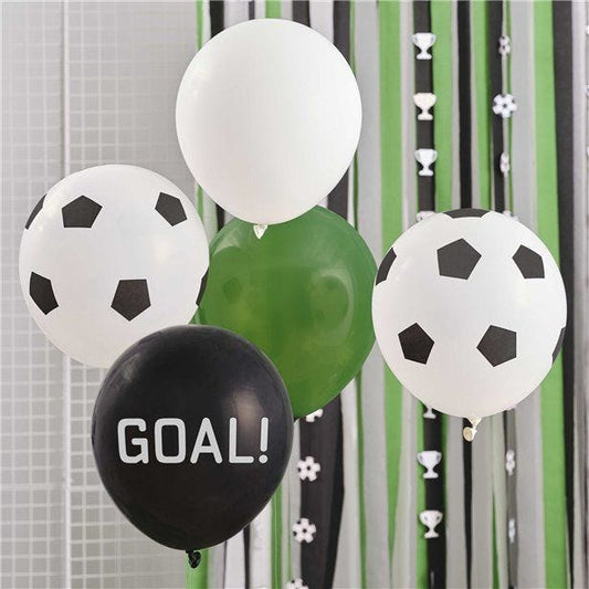 Football Latex Balloon Bundle (5pk)