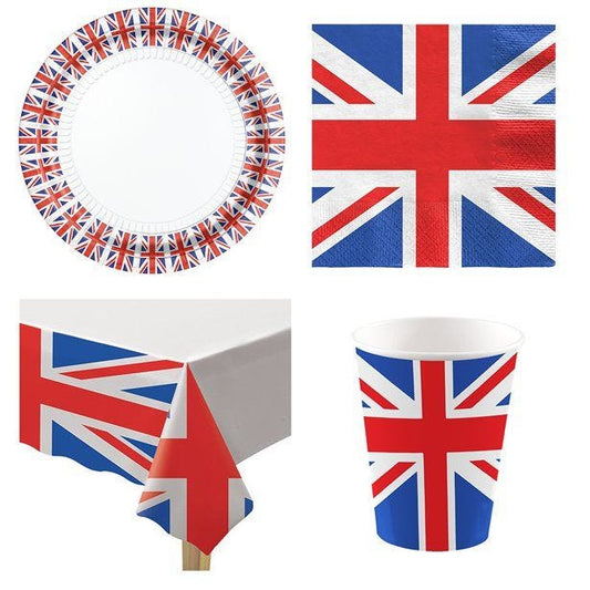 Union Jack - Value Party Pack for 8