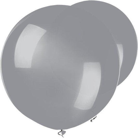 Grey Smoke Balloons - 17" Latex (50pk)