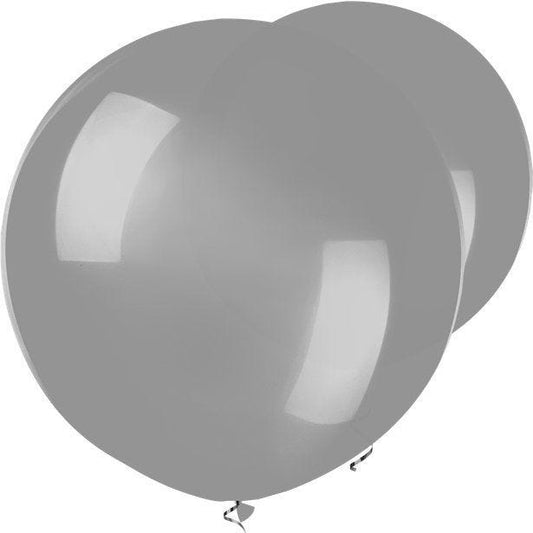 Silver Balloons - 17" Latex (50pk)