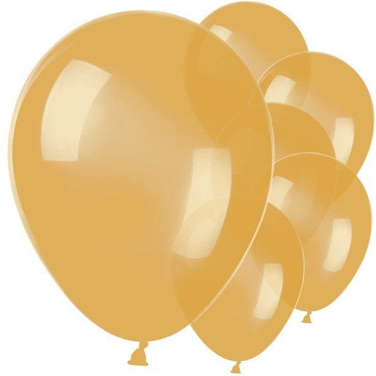 Gold Balloons - 11" Latex (100pk)