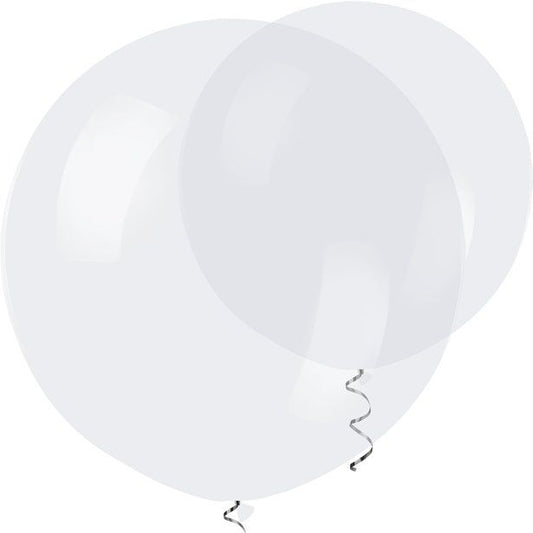 Clear Balloons - 17" Latex (50pk)
