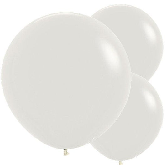 Pastel Dusk Cream Balloons - 24" Latex (3pk)