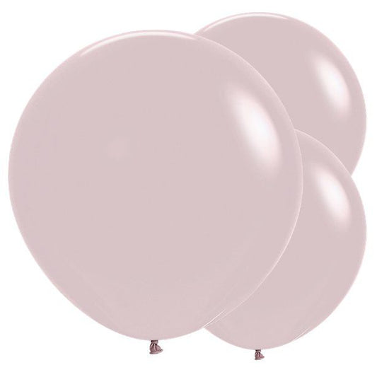 Pastel Dusk Rose Balloons - 24" Latex (3pk)