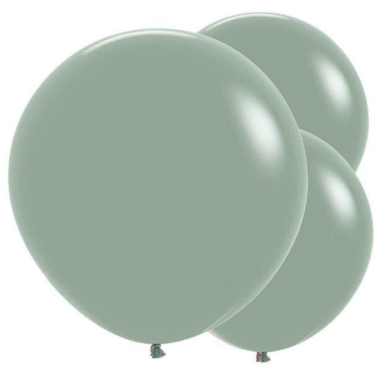 Pastel Dusk Laurel Green Balloons - 24" Latex (3pk)