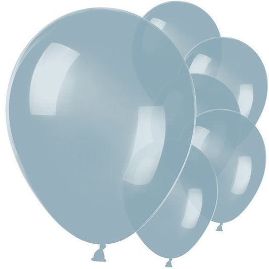 Pastel Dusk Blue Balloons - 12" Latex (50pk)