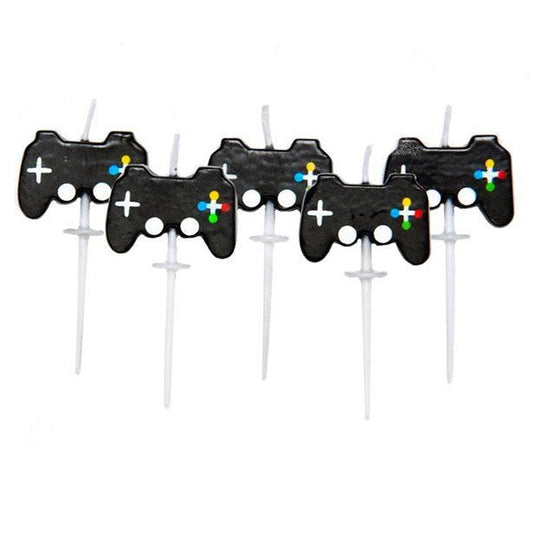 Gaming Party Pick Candles (5pk)