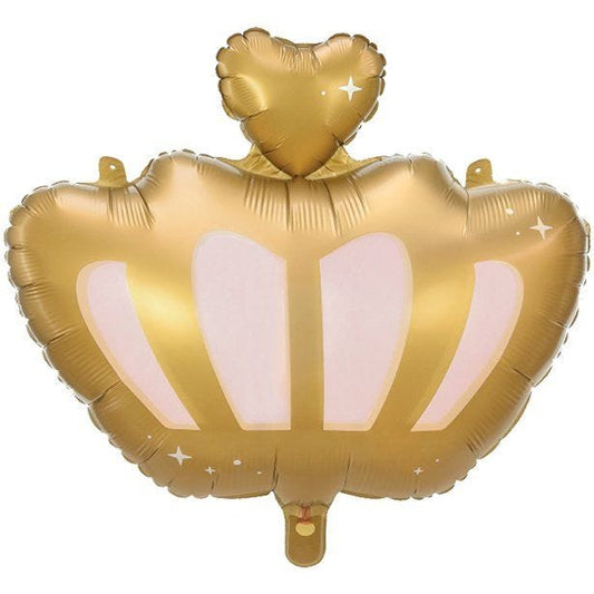Gold Crown Balloon - 20" Foil