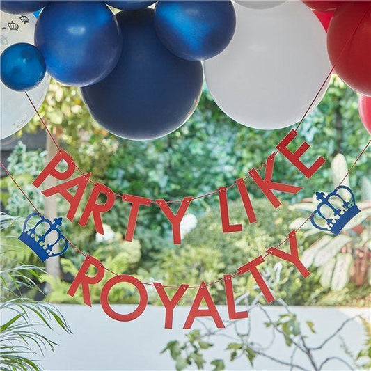 Party Like Royalty Paper Banner