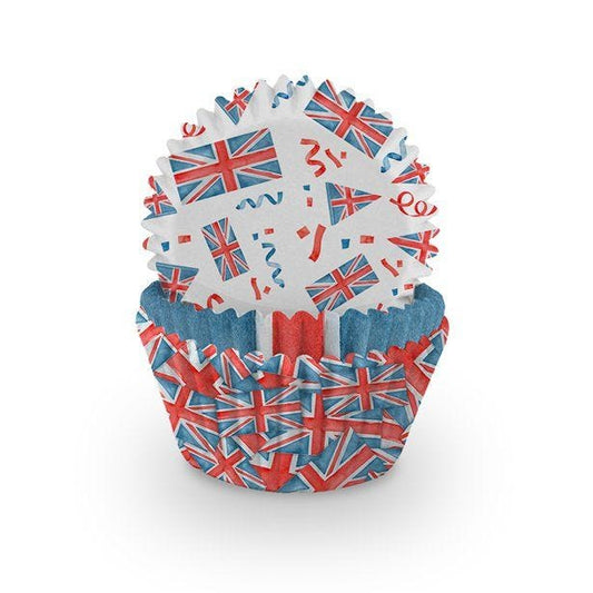 Union Jack Cupcake Cases (75pk)
