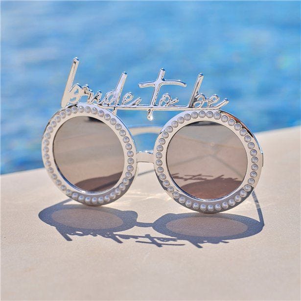 Silver 'Bride to be' Sunglasses