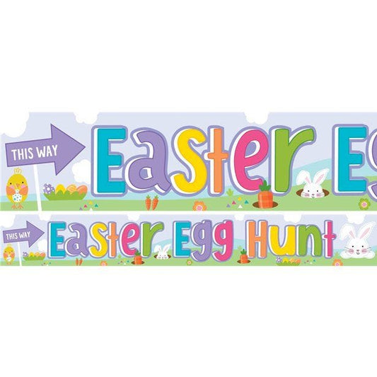 Easter Egg Hunt Paper Banners - 1m (3pk)