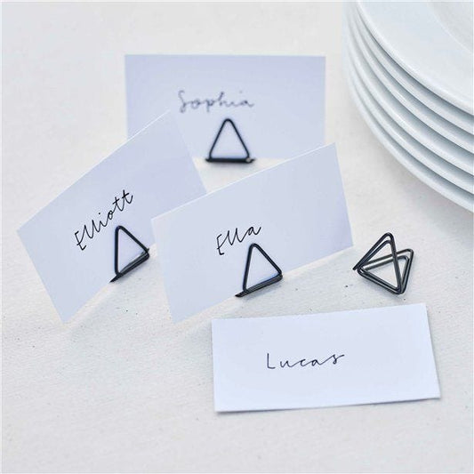 Contemporary Wedding Place Card Holders (6pk)