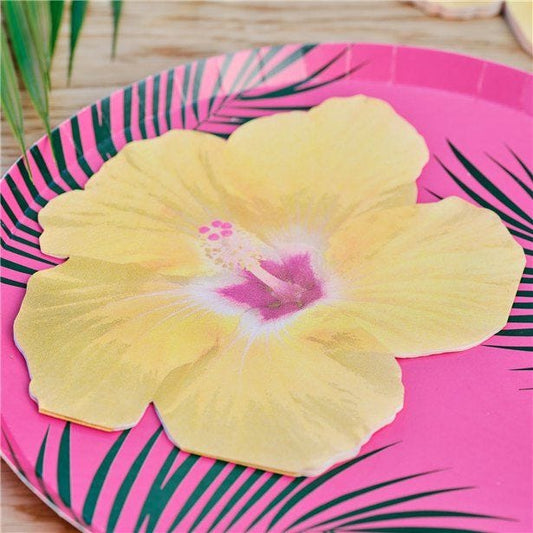 Tiki Tropics Flower Paper Napkins (16pk)