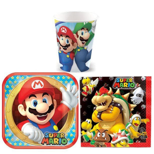 Super Mario - Super Value Party Pack for 8