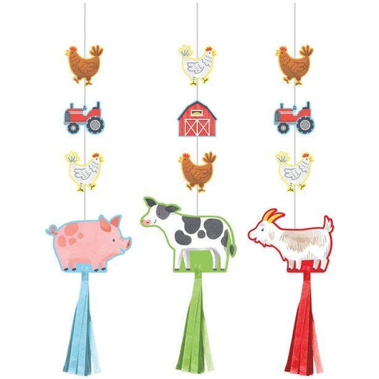 Farm Animals Hanging Decorations