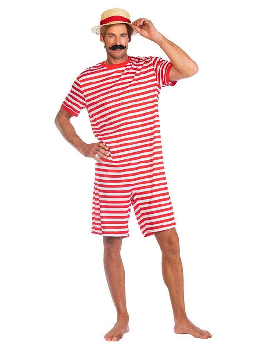 20's Red Swimsuit - Adult Costume