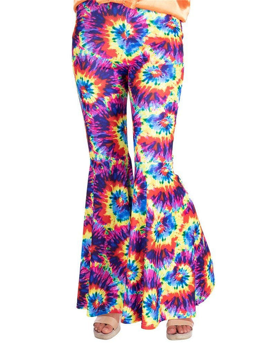 Rainbow Tie Dye Flares - Adult Costume