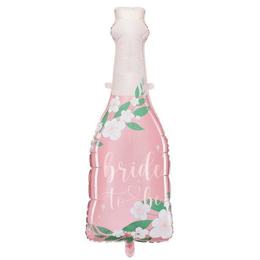 Bride To Be Champagne Bottle Balloon - 43" Foil