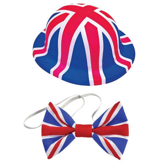 British Hat & Bow Tie Kit