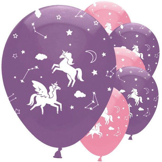 Unicorn Galaxy Balloons - 12" Latex (6pk)