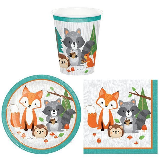 Woodland Animals Super Value Party Pack for 8