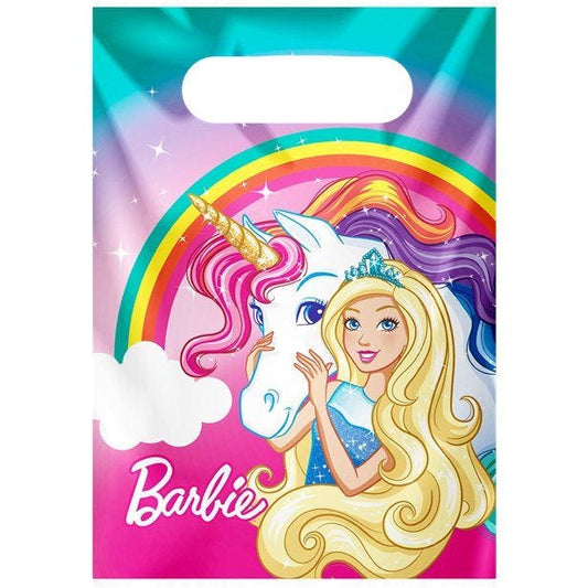 Barbie Dreamtopia Plastic Party Bags (8pk)