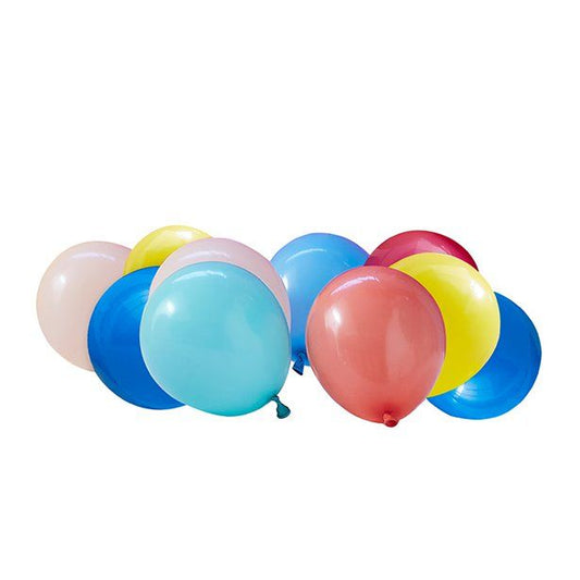 Assorted Colour Latex Balloons - 5" (40pk)