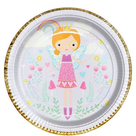 Fairy Princess Paper Plate - 23cm (8pk)