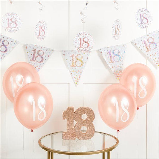 Sparkling Fizz 18th Birthday Decorating Kit - Deluxe