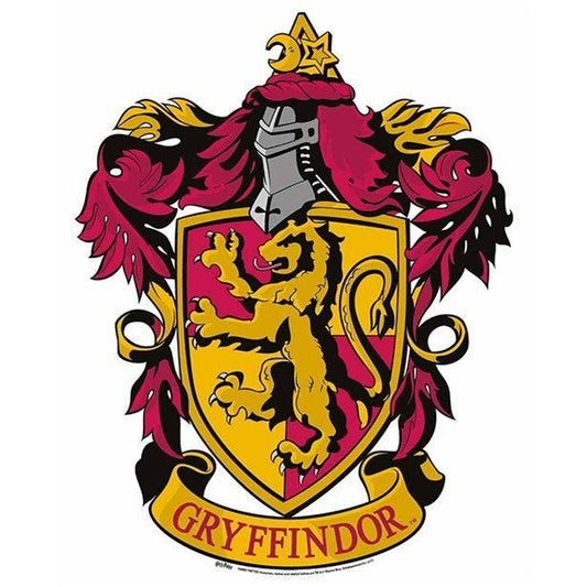 Gryffindor Wall Emblem Harry Potter Cardboard Cutout - 61cm x 48cm