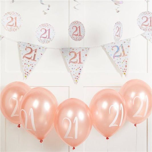 Sparkling Fizz 21st Birthday Decorating Kit - Value