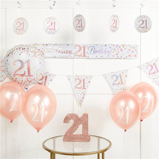Sparkling Fizz 21st Birthday Decorating Kit - Premium