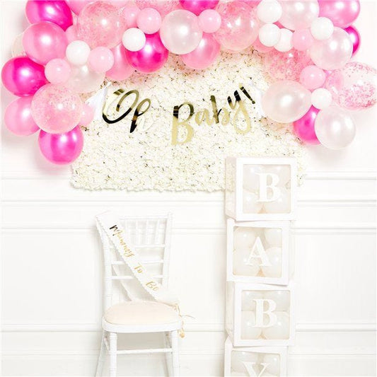 Deluxe Pink Baby Shower Decorating Kit