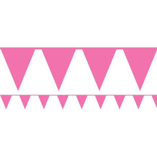 Pink Paper Bunting - 4.5m