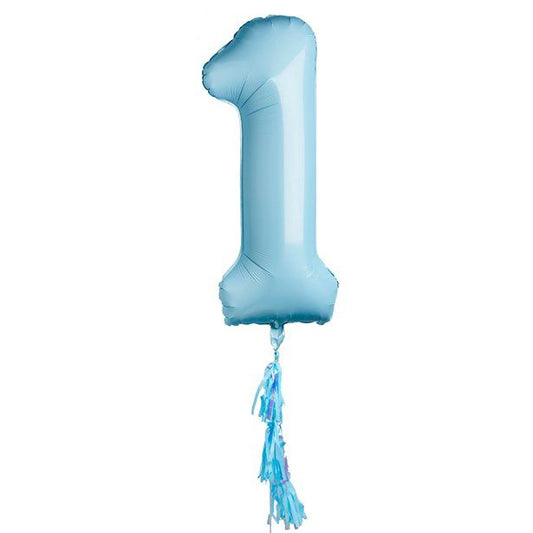 Blue 1st Birthday Balloon - 40" Foil