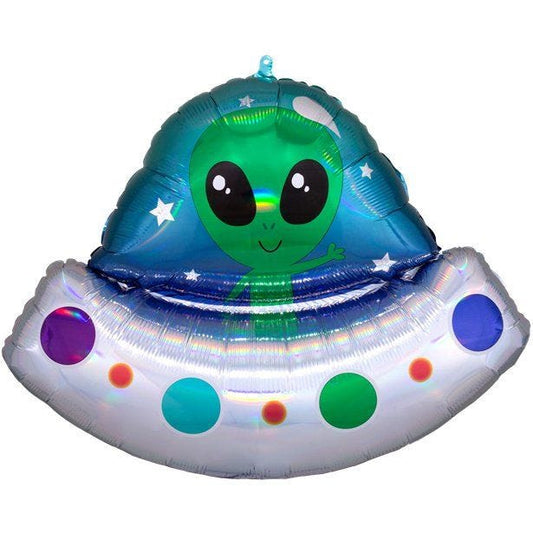 Alien Spaceship Supershape Balloon - 32" Foil