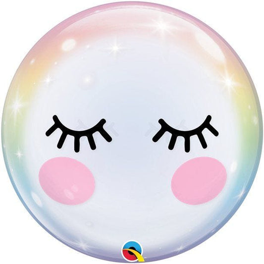 Eyelashes Bubble Balloon - 22"